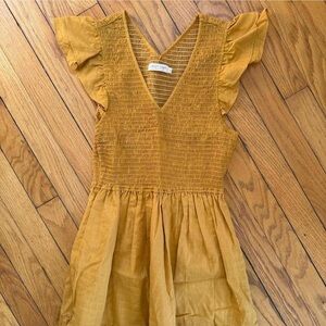 Christy Dawn golden yellow dress NWOT